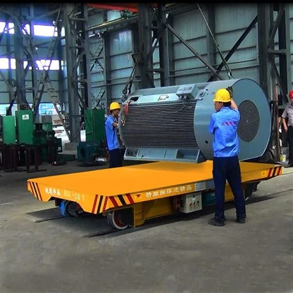 Xe đẩy điện có bánh ray thép 20t